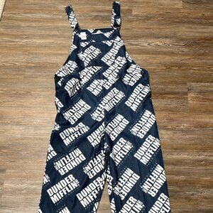 Dunder Mifflin Bib Overalls -Adult Size XL, 30" Inseam- Brand New-100% Polyester